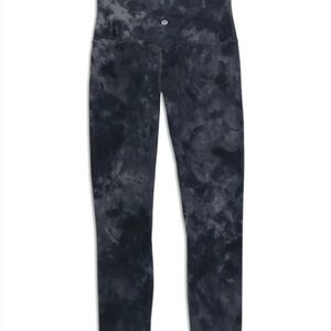 Lululemon Align Gray Tie-Dye Leggings